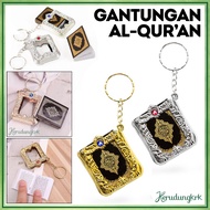 GANTUNGAN Al-quran Ganci Al-Quran Keychain Mini Souvenir By Hajj Umrah Gold Silver Gold Silver