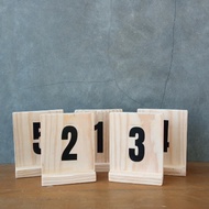 TABLE NUMBER, CAFE TABLE NUMBER, WOODEN TABLE NUMBER, CAFE TABLE NUMBER, REVERSE NUMBER BOARD