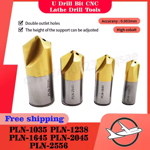 U Drill Center Pilot Drill Pln Series Carbide Fixed Point Spot Drill, 0.003Mm High Precision Locatin