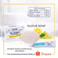 ♞Dr. S. Wong's Bioderm Ointment and Sulfur Soap with moisturizer Anti Acne Remove pimple