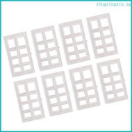 YIN 8lots Clear Plastic Window Spacer Block Light weight Curtain Spacer Block