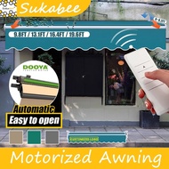 Foldable awning, retractable awning, awning with aluminum alloy frame, windproof, rainproof,sunproof