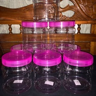 Balang Kuih Raya / Bekas Kuih Raya Penutup Pink / Merah / Gold 750ml Ready Stock