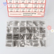 BORRAONE 300PCS/box Compression Spring Assortment Kit, with 23 Sizes DIY Tools Small Springs, 304 St