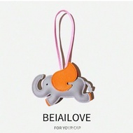 1pc Colored Pu Mascot Cute Fashionable 3d Elephant/Flying Elephant Keychain & Bag Ornament Ideal For