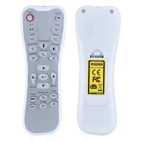 Replacement Remote Control Compatible with Optoma Projector BR-3028B BR-3039B ET700XE HD65 HD70 HD71