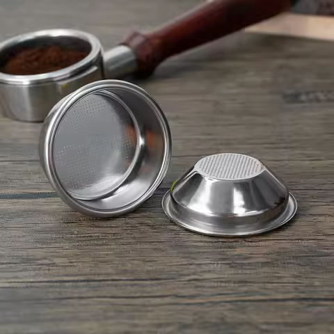 54mm Filter Basket Stainless Steel Portafilter Basket Espresso Handle Basket For Most 54mm Handle Co