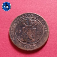 koin kuno 1Cent 1857