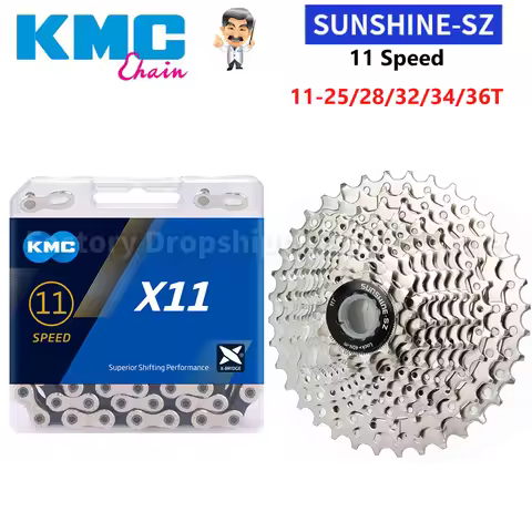 SUNSHINE 11 Speed Road Bike Cassette Sprocket 11-25T/28T/32T/34T/36T X11 11V Original Bicycle Chains