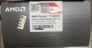 AMD R7 5800X 保內盒裝 B2步進 非散片 AM4腳位 台灣代理貨 針腳無歪