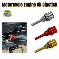 Motorcycle Engine Oil Dipstick Filler Cap Aluminum Alloy Hexagon Oil Dipstick Filler Cap Universal