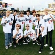 Jersey Enhypen Dodgers Jersey Custom Name and Number Jersey Baseball Custom Enhypen / NCT-127 Premiu