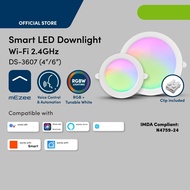 Smart LED Downlight 6 Inch – 12W – 16M Colors – Tunable White – App & Voice Control – No Hub – 1200l
