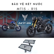 Water tank protector for yamaha MT15, water tank cover MT15, black powder coated.