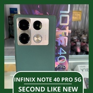 HP SECOND INFINIX NOTE 40 PRO 5G 16/256GB / INFINIX NOTE 40 PRO 5G HP SECOND