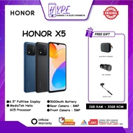 HONOR X5 (2GB+32GB) 6.5" Display l Helio G25 l Android 12 (Go edition) l 5000mAh Battery