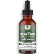 The One Healer Zeolite Detox for Kids & Adults – Pure Zeolite Drops with Methyl B12 and Vitamin D3 f