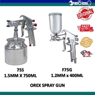 OREX Spray Gun F75G 1.2MM x 400ML / 75S 1.5MM X 750ML