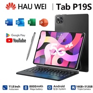 【ซื้อ1แถม8+แป้นพิมพ์ฟรี】2024 HAU WEI P19S Pro 11.8นิ้ว 5G แท็บเล็ต RAM16GB ROM512GB รองรับ2ซิมการ์ด 