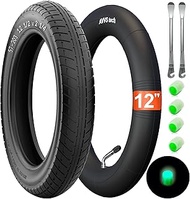 12 1/2 x 2 1/4 (57-203) Tyres with Tread A-1022 Incl. Tube with Stainless Steel Angle Valve 45° AV -