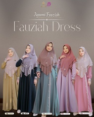 READY SIAP KIRIM Gamis FAUZIAH Dress by EMKA HIJAB SARIMBIT LEBARAN 2024