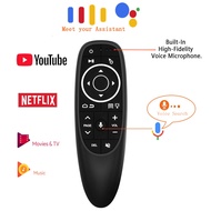 G10S Voice Remote Control 2.4G Wireless Air Mouse 2.4G Wireless Gyroscope IR Learning for Android TV H96 Max X3