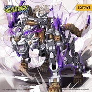 52TOYS Universal Box Series White Tiger Deformation Gundam Toy Model Beast Figure Ornaments Trendy P