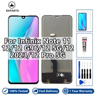 6.7" High Quality For Infinix Note 11 12 Note 12 5G G96 X663 X670 X671 LCD Screen Touch Panel Digiti