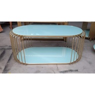 Blue Tundo sofa tea table 50 x 100 x 45 cm