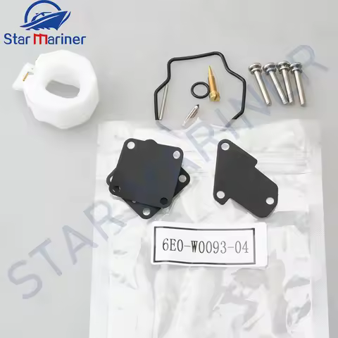 Boat Engine Carburetor Repair Kit 6E0-W0093 6E3-W0093 for Yamaha outboard motor 4HP 5HP 4M 5M Access