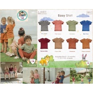 Libby Easy Shirt Earth Color size 9-12m, 1-2y, 3-4y, 5-6y/ Earth Color Series Baby Libby T-Shirt.
