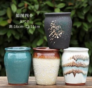 Ready stock ‼️ Ceramic Succulent Pot/Set 花盆多肉植物花盆陶罐北欧简约小花盆紫砂花盆