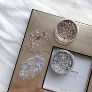[Ready Stock] Miss B Aesthetics💅Japan Tsumekira Same Style Gold Silver Foil Crushed Glitter Powder 2