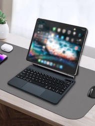 全覆蓋防摔磁性鍵盤相容於 Apple 新款 Ipad、平板電腦和筆記型電腦，附觸控板鍵盤，適用於 10.9-11 吋設備