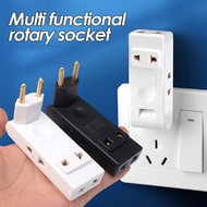 Portable 4 in 1 EU Power Plug Adapter Foldable 180 Degree Rotation Extension Plug Travel Wall Outlet
