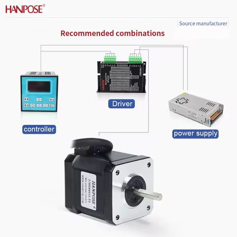 NEMA17 17HS8401S-FS Waterproof Stepper Motor 0.52N.m 1.8A 3D Printing Accessories Motor Manufacturer