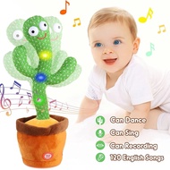 Cactus Plush Toy 120 Songs Dancing Cactus Toy Electric Kaktus Bercakap Twist Talking Musical Cactus