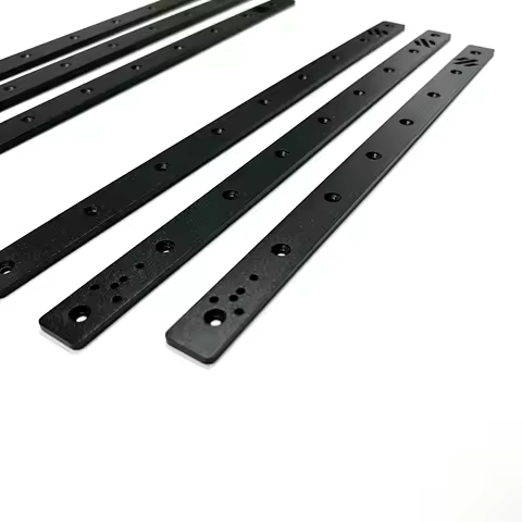V2.4/Trident Titanium TC4 3-Pack Black Extrusion Backers for Voron 2.4/Trident