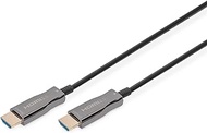 DIGITUS HDMI 2.0b AOC hybrid fiber optic cable - 20m - UltraHD resolution up to 21:9 4K 60Hz, HDCP 2.2, HDR, ARC - black