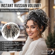 35 Cm Short Curly Hair Extensions In A Ponytail For Women G9o0