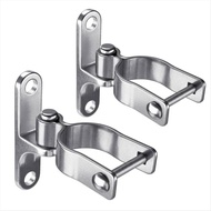 New 2-Pack Wall Mount Gate Hinge 1-3/8Inch Farm Gate Hinge 304 Stainless Steel Tube Gate Hinge Fence