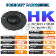 OneAudio HK 3 inci 4 Ohm 25W Tweeter Speaker Audio Mobil 3 inci Tweeter Speaker DIY