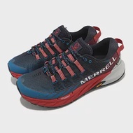 Merrell 越野跑鞋 Agility Peak 4 GTX 男鞋 藍 紅 防水 運動鞋 戶外 Vibram ML067459