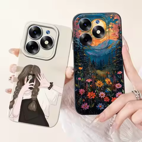 For ITEL P55 Case A666L Silicone Fashion Luxury Cute Funny Cool Shockproof Back Cover For ITEL P55 4