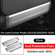 For Toyota 2003-2025 Land Cruiser Prado LC120 LC250 LC150 Car Seat Back Protector Kick Plate Interio