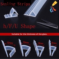 LIAOYING 1M 6-12mm F U h Shape Seal Strip Home & Living Home Improvement Hardware Glass Door Weather