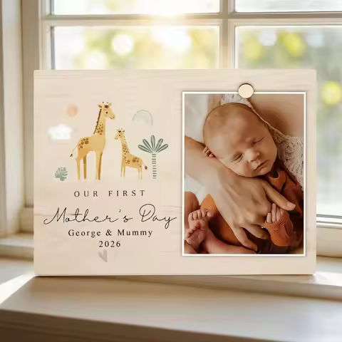 Personalised Picture Frame First Mother’s Day New Mummy Gift Gifts for Wife Photo Frame Custom First