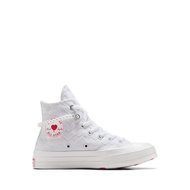 Giày Thể Thao Converse Chuck 70 Womens - White/White/Red