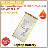 New HB3080G1EBW 3.8V 4650mAh Replacement Laptop Battery For Huawei Mediapad T3 10/9.6 LTE AGS-L09 AG