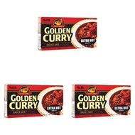 [Bundle of 3] S&amp;B Golden Curry Extra Hot 220G [Japanese]
